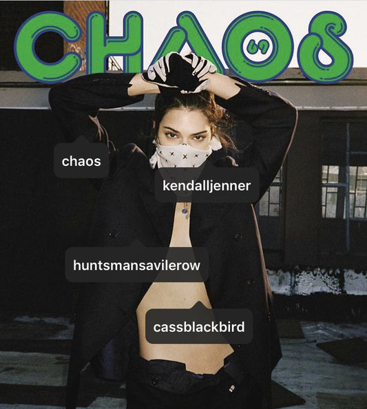 Kendall Jenner wears Huntsman Chaos