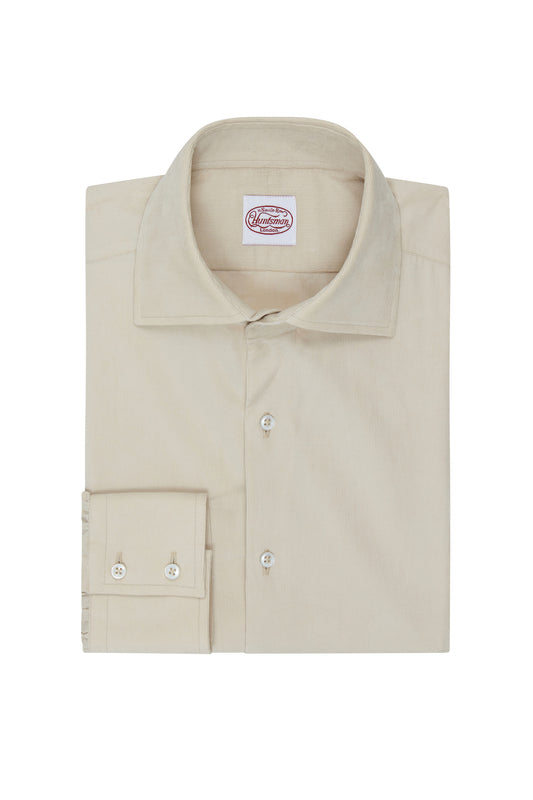 Ecru Cotton Cord Shirt