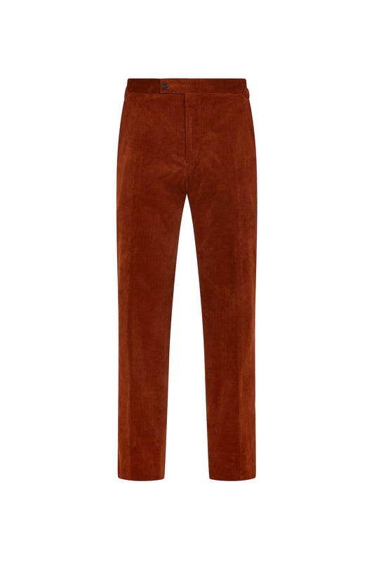Rustic Orange Fine Cord Trousers
