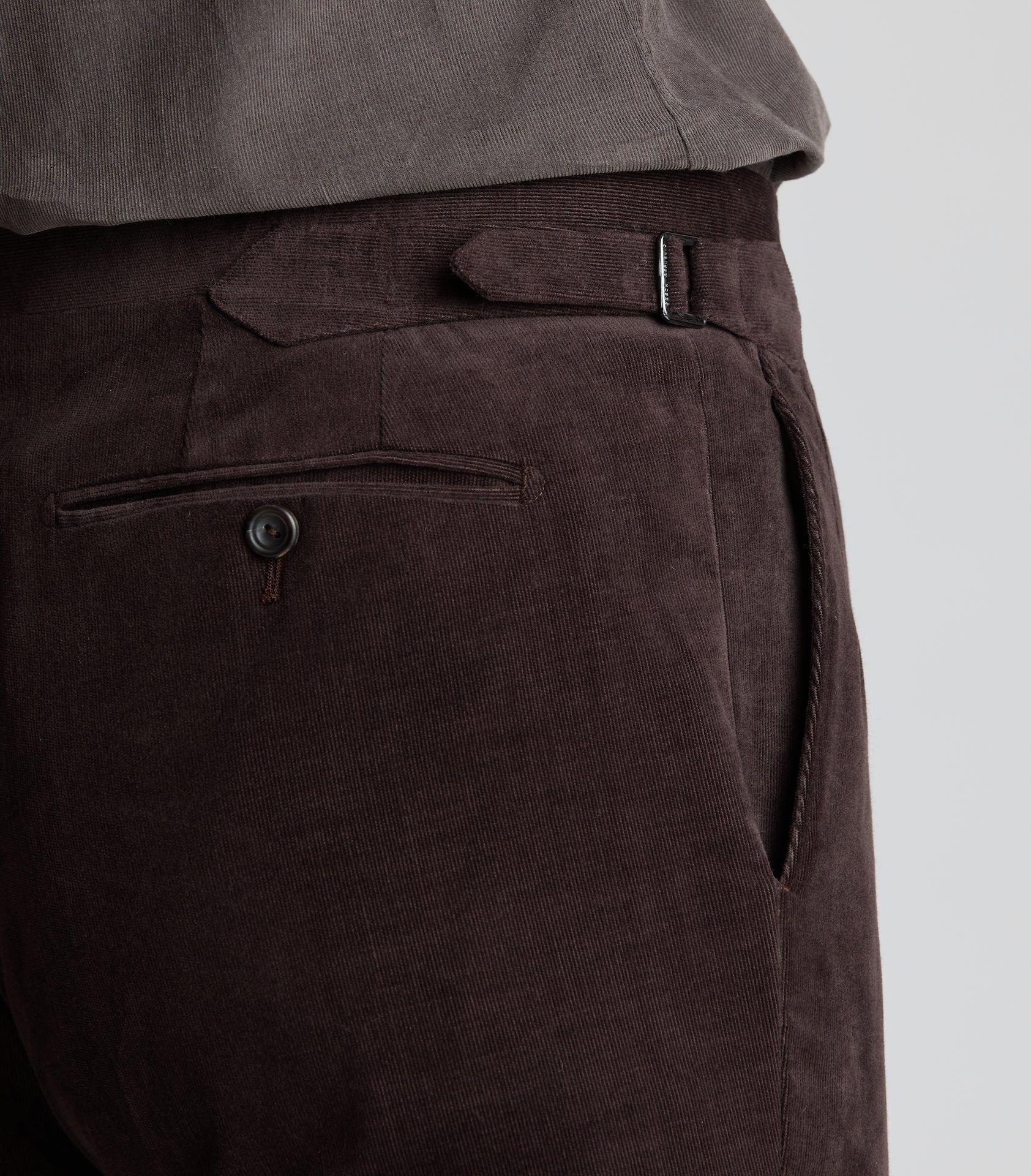 Brown Fine Cord Trousers