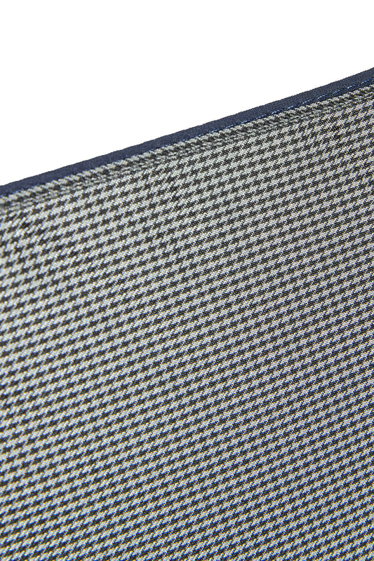 Navy Houndstooth Double Canopy Umbrella (image 4)