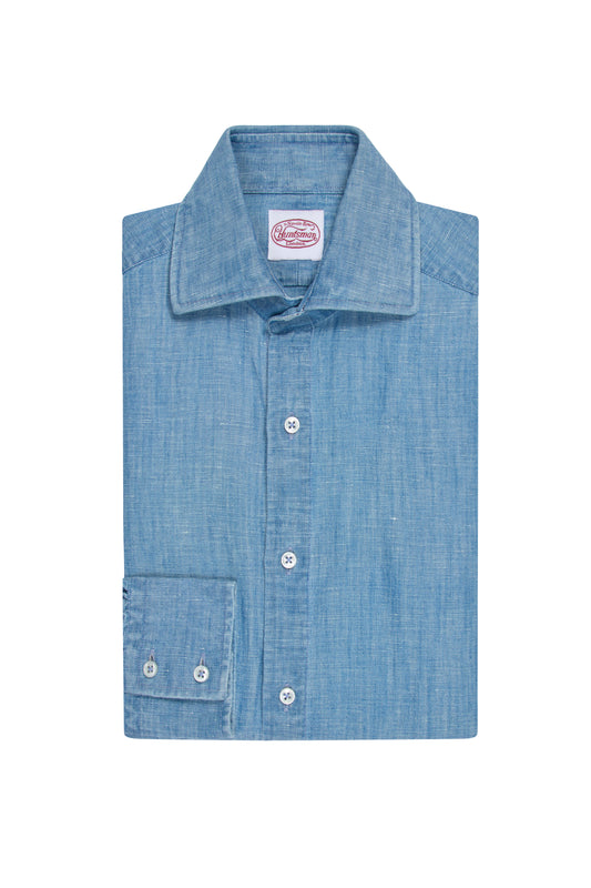 Light Blue Single Cuff Shirt