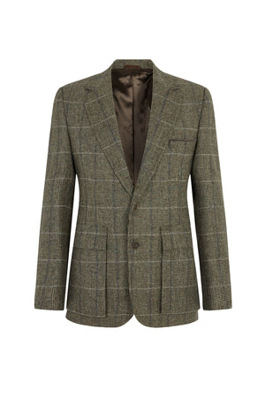 The Bealach Tweed Bellows Pocket Single Breasted Jacket