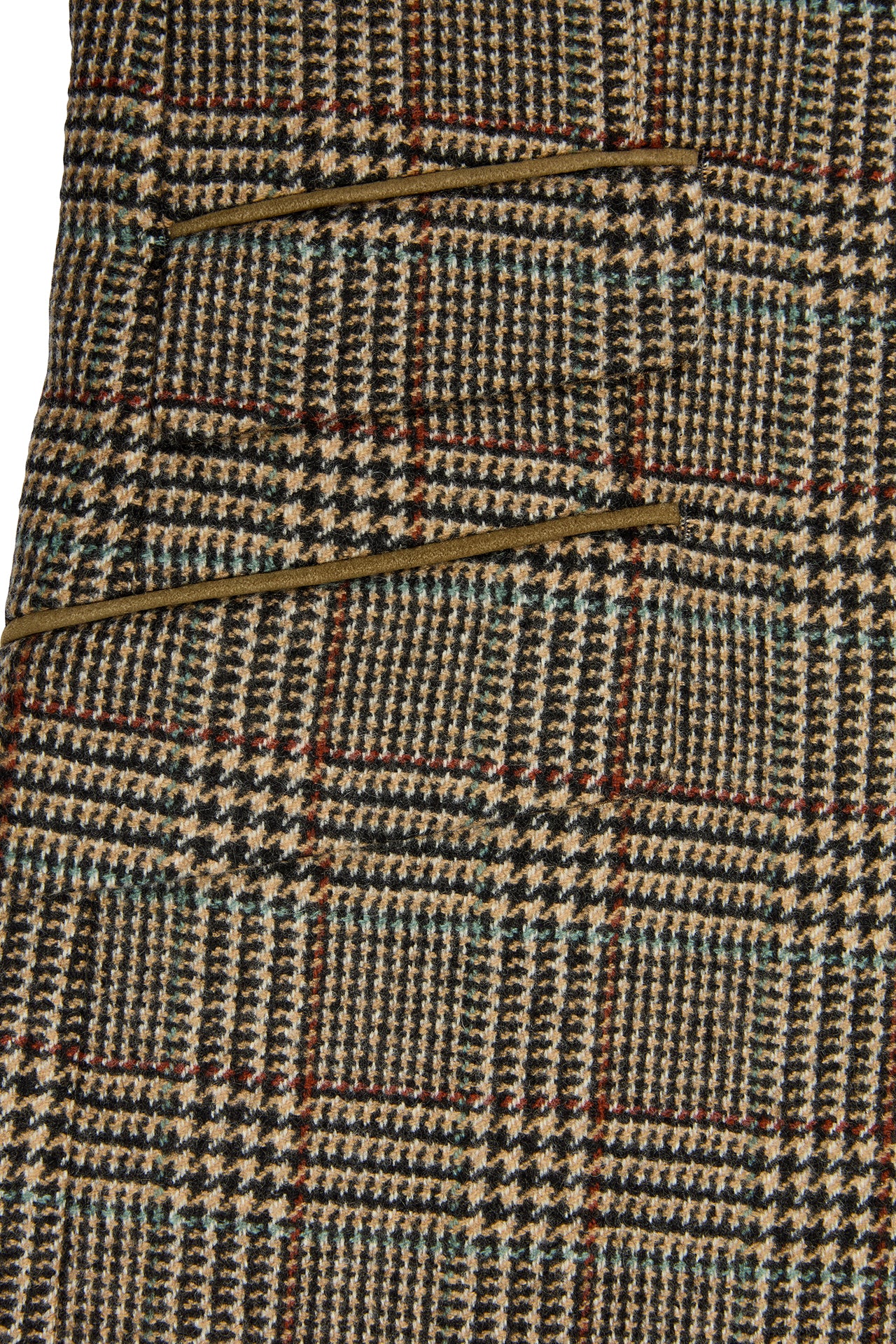 Rust/Green/Toffee Cashmere Glen Check Jacket