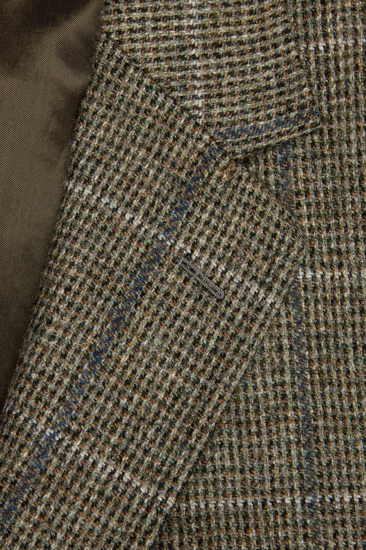 The Bealach Tweed Bellows Pocket Single Breasted Jacket