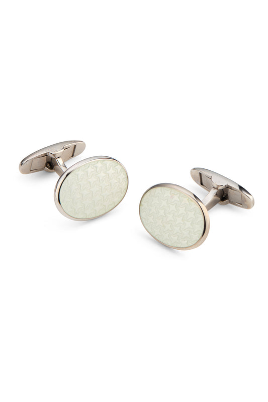 Four Point Star Enamel Cufflink
