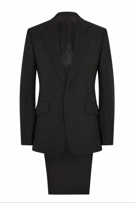 Grey Wool Twill Suit