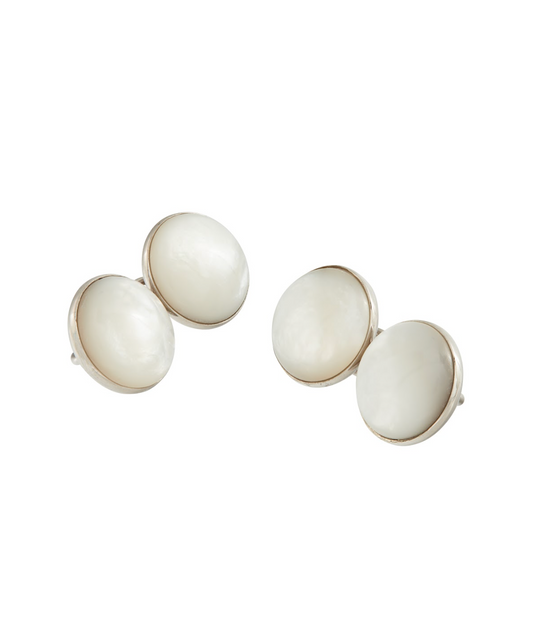 White Mother of Pearl Cufflinks