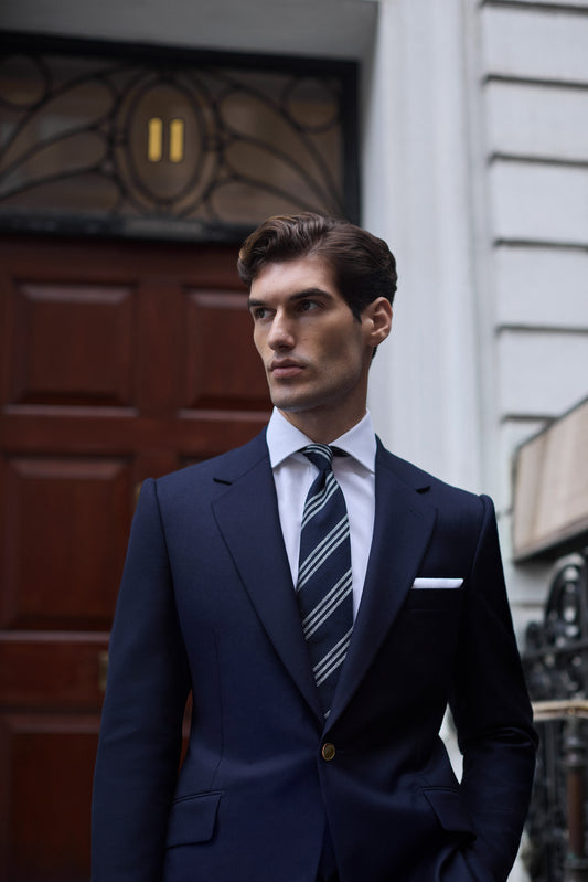 Navy Single Breasted Blazer