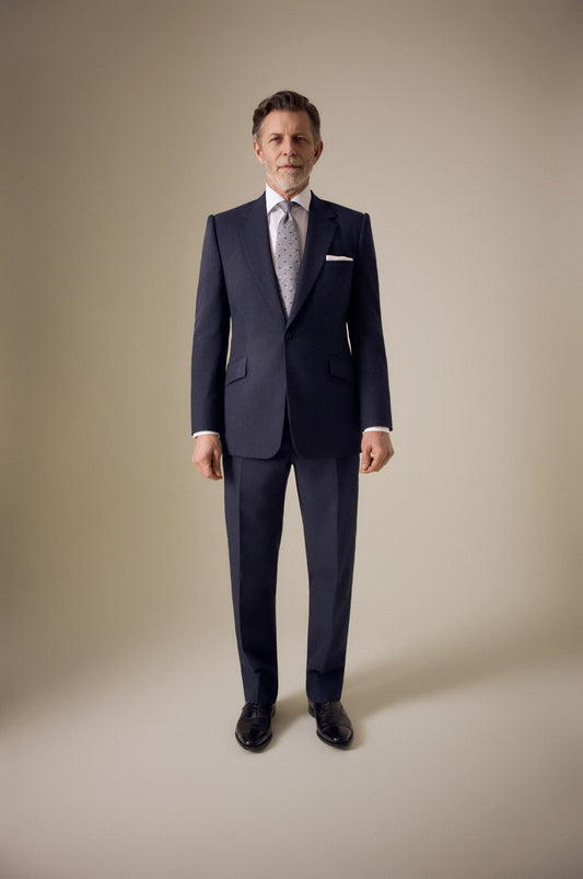 Indigo Four Point Star Single Breasted Suit