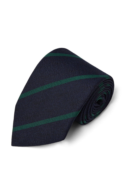 Tussah Rep Stripe Tie