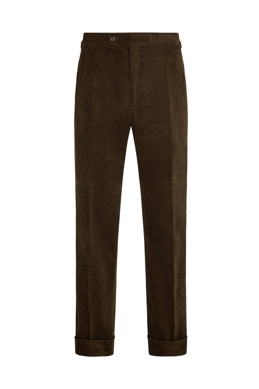 Olive Green Corduroy Trousers