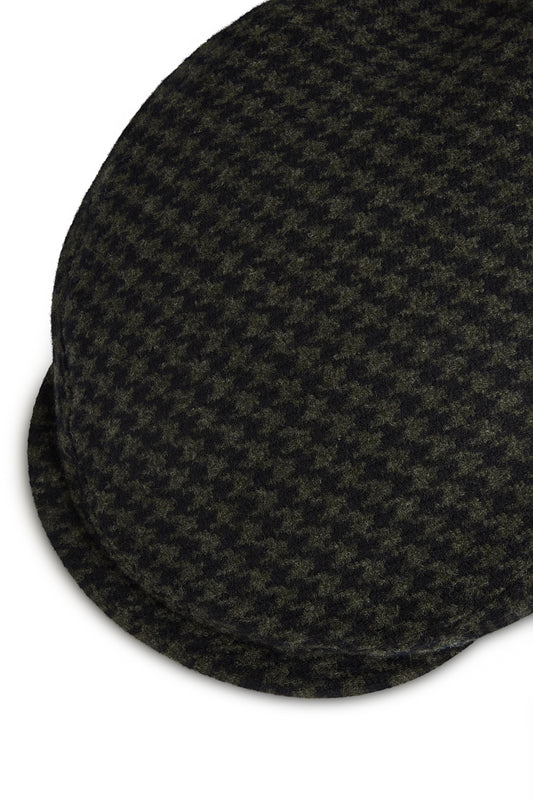 Olive/Midnight Houndstooth Countryman Cap