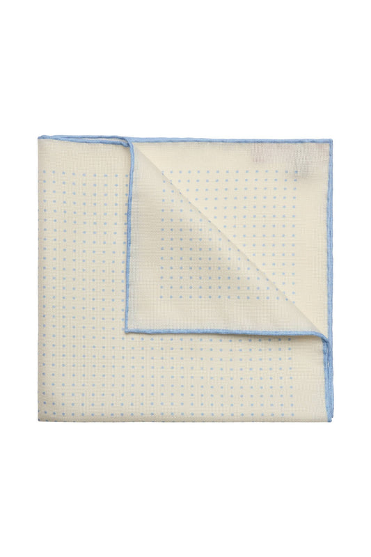 Spot Silk Hopsack Pocket Square