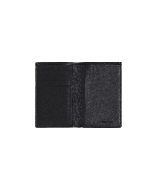 Black Deerskin 4 Card Wallet