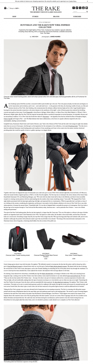 The Rake - October 2017 – Huntsman Savile Row
