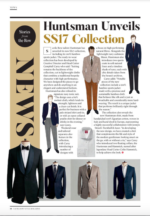 Summer issue of Savile Row Style Magazine 2017