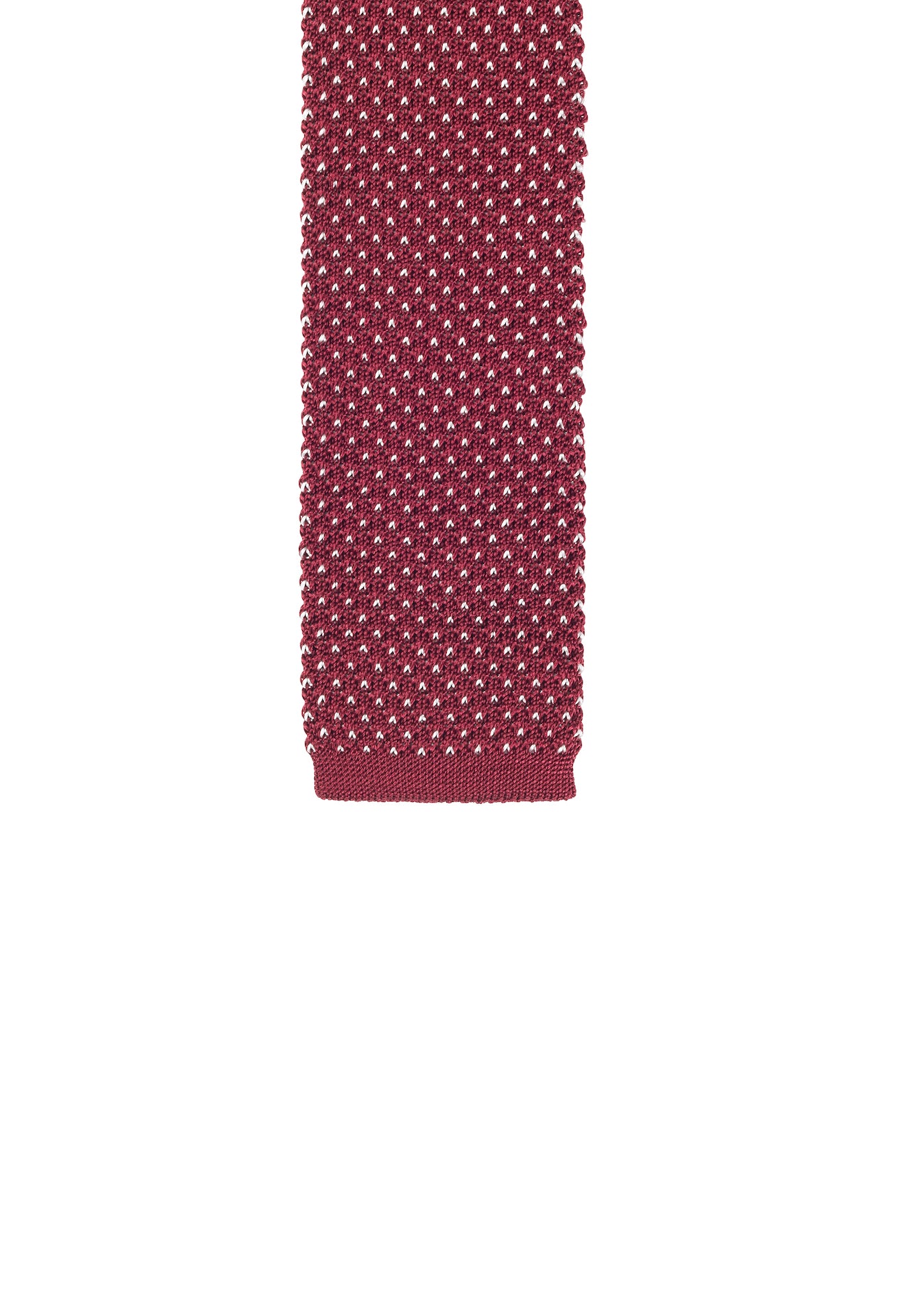 Claret Silk Birdseye Tie