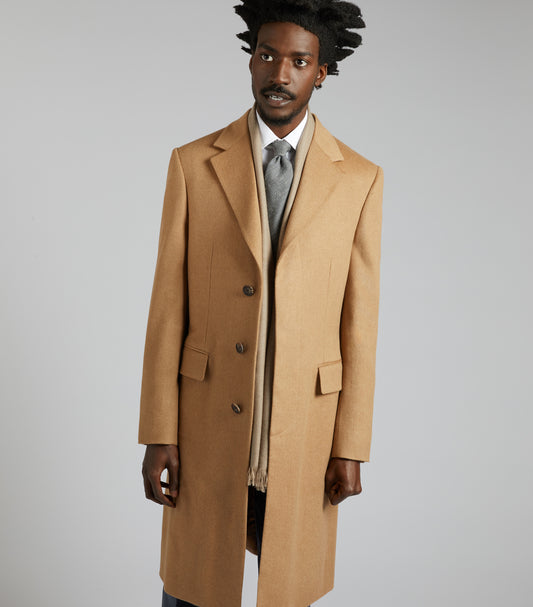 Camelhair Fly Front Overcoat