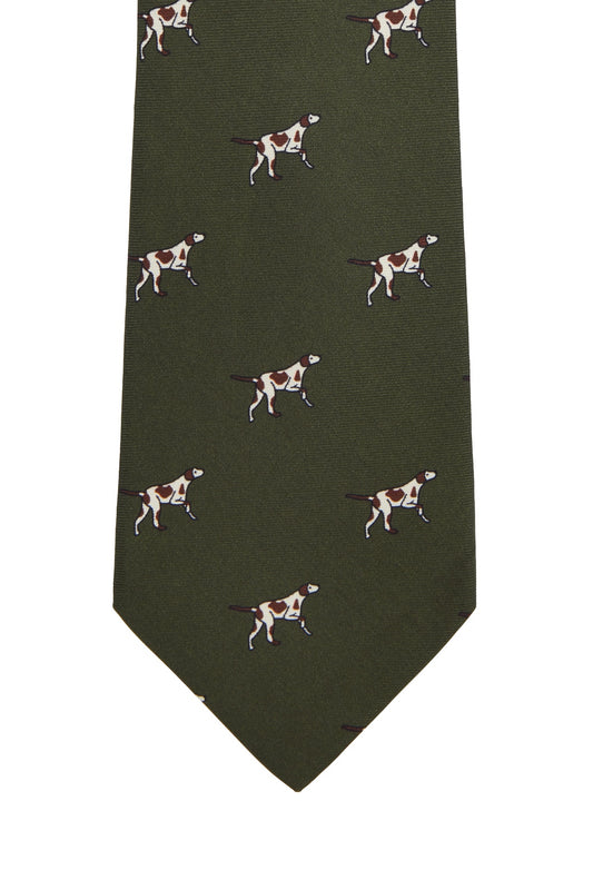 Green Pointer Tie