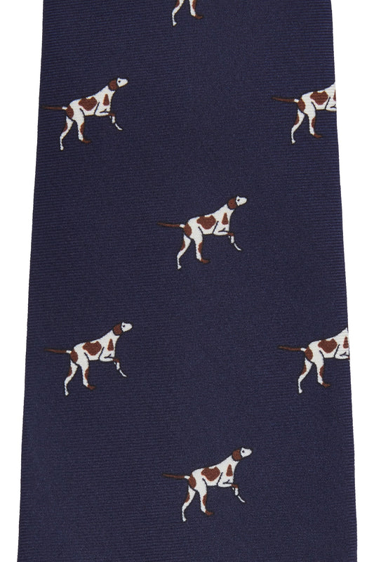 Navy Pointer Tie