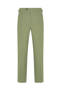 Sea Green Linen Trousers