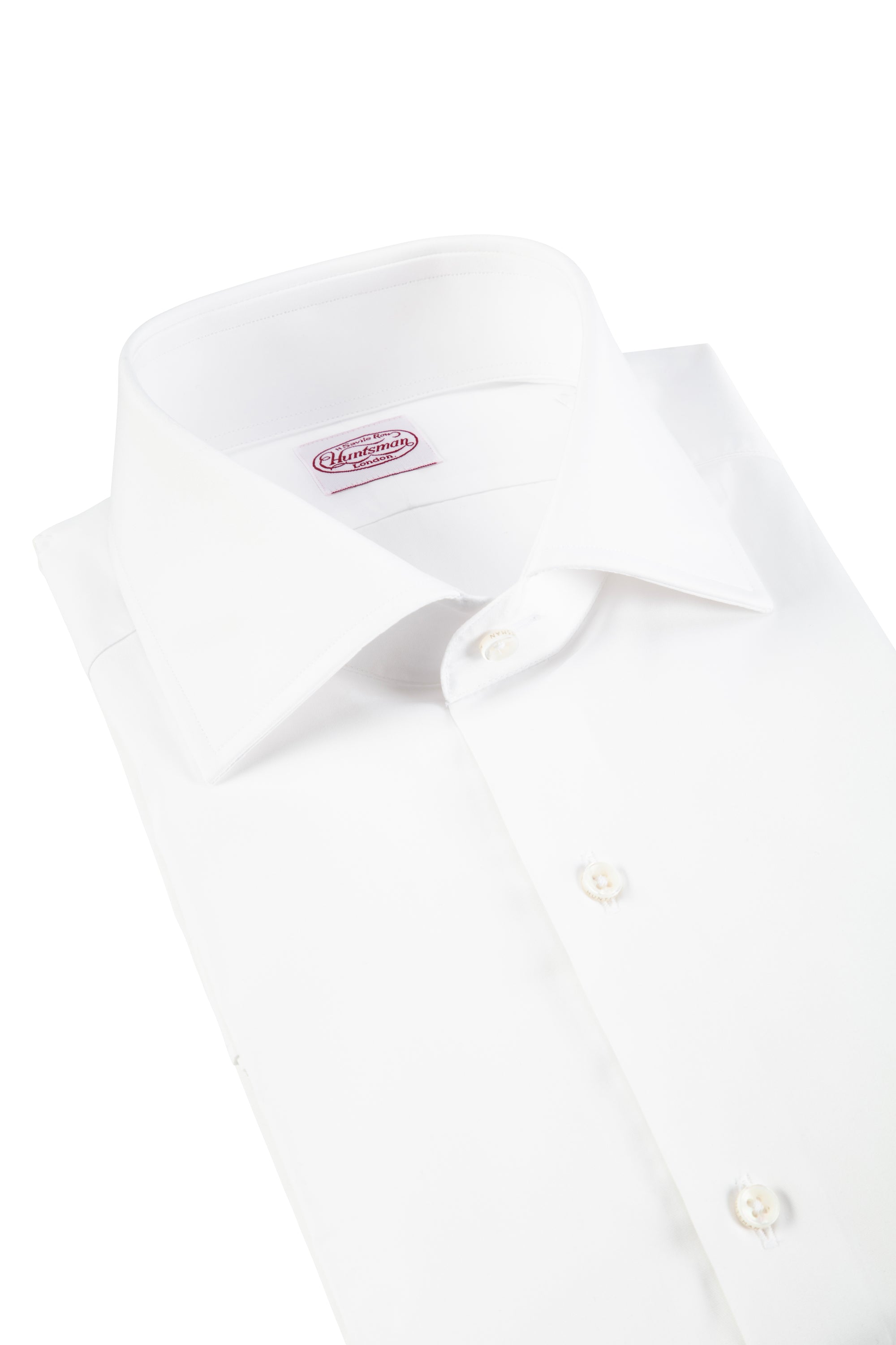 White Cotton Single Cuff Shirt