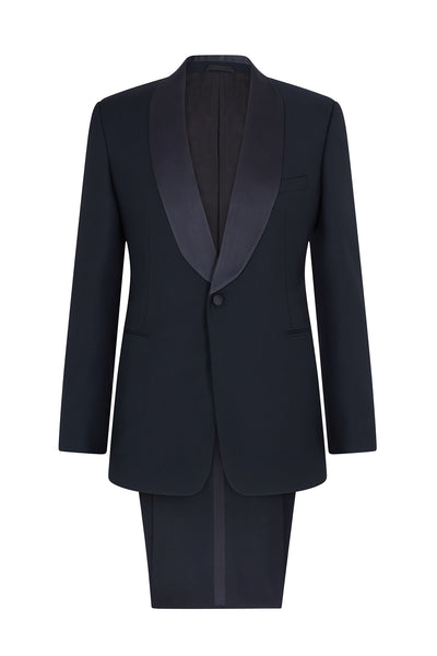 Midnight Wool/Mohair Dinner Suit | Huntsman – Huntsman Savile Row