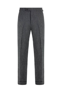 Charcoal Flannel Trousers