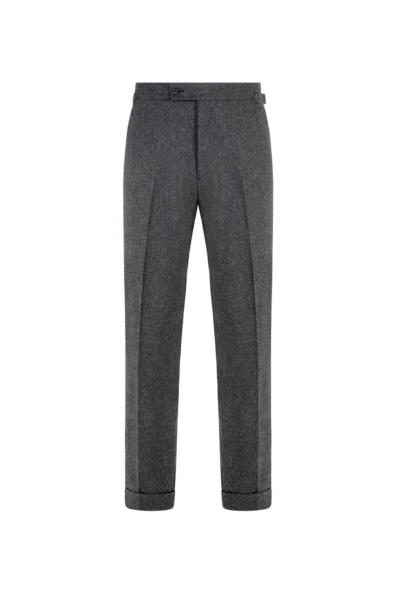 Charcoal Flannel Trousers