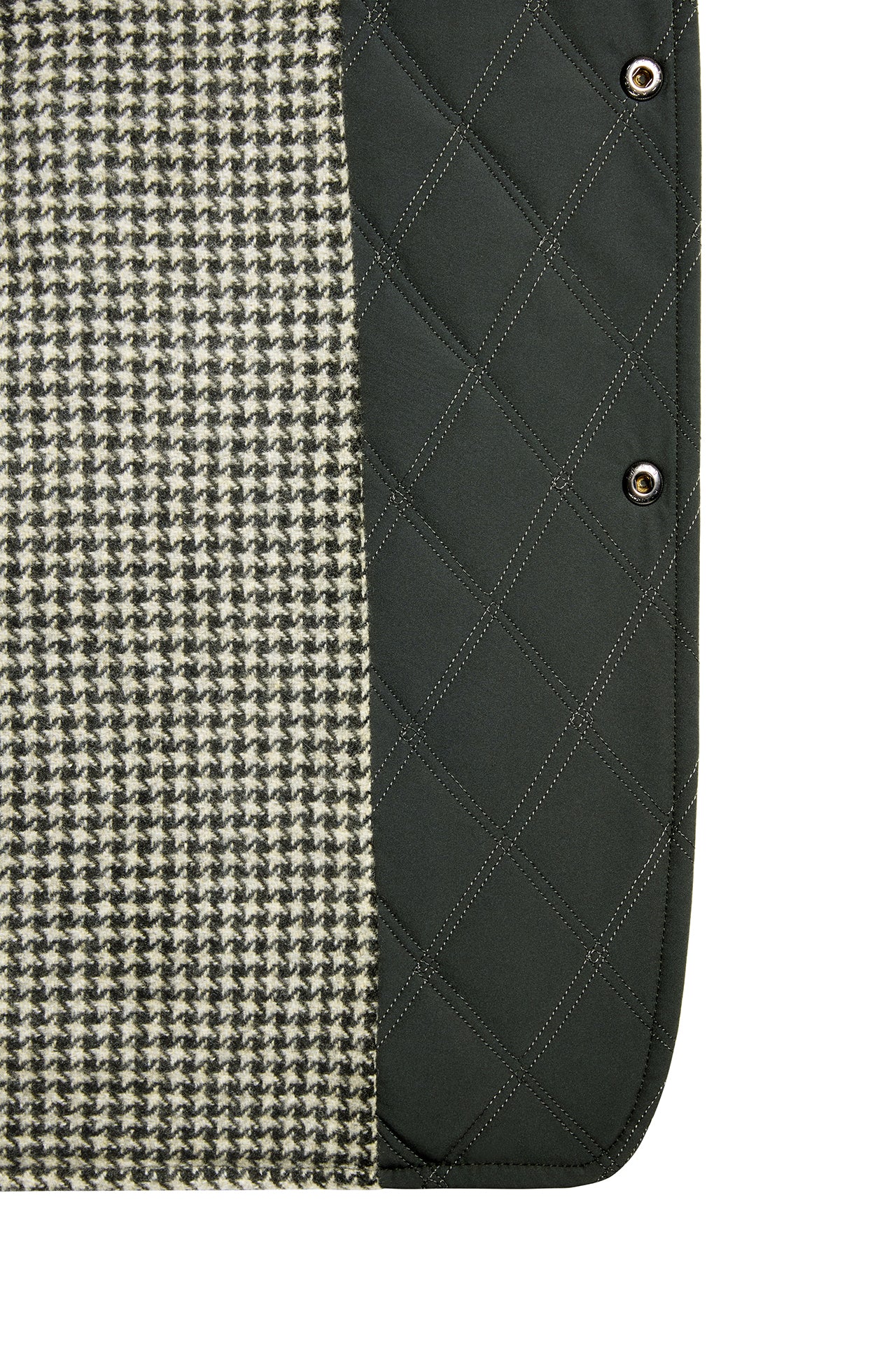 Green Quilted Cashmere Lined Gilet