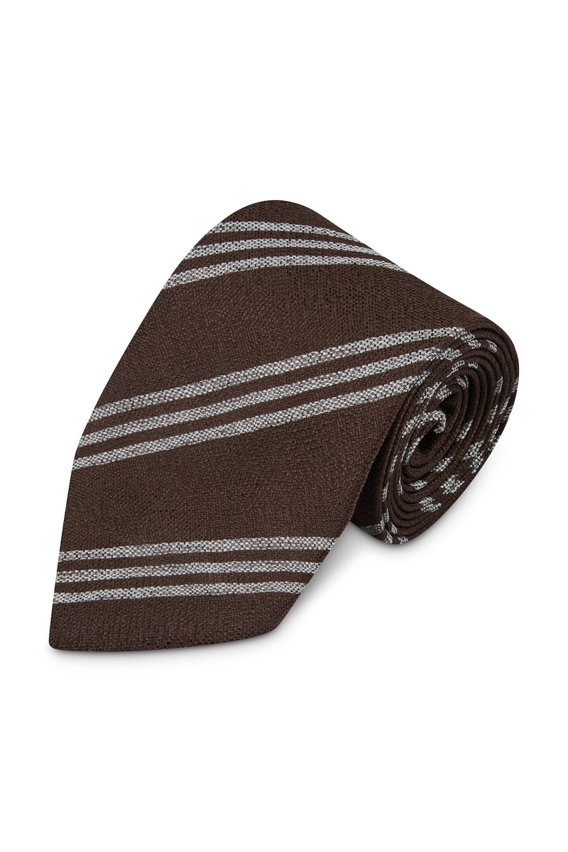 3 Stripe Silk Tie