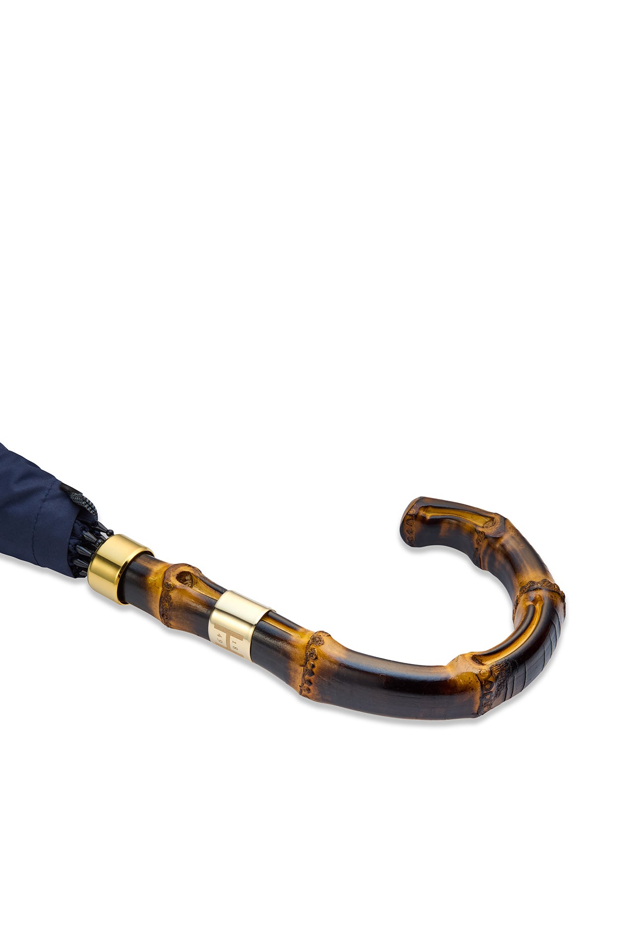 Navy Houndstooth Double Canopy Umbrella