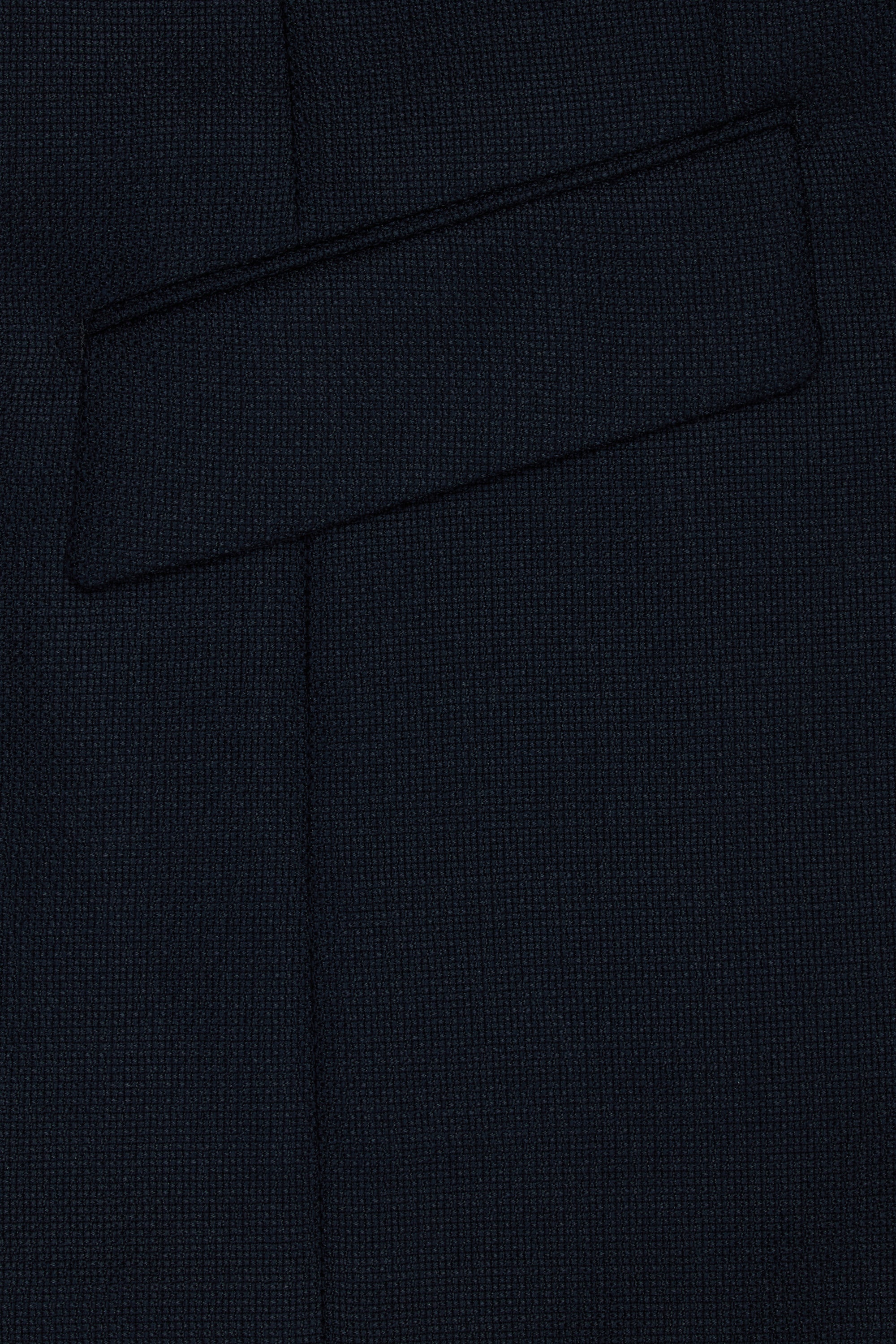 Navy Hopsack Blazer