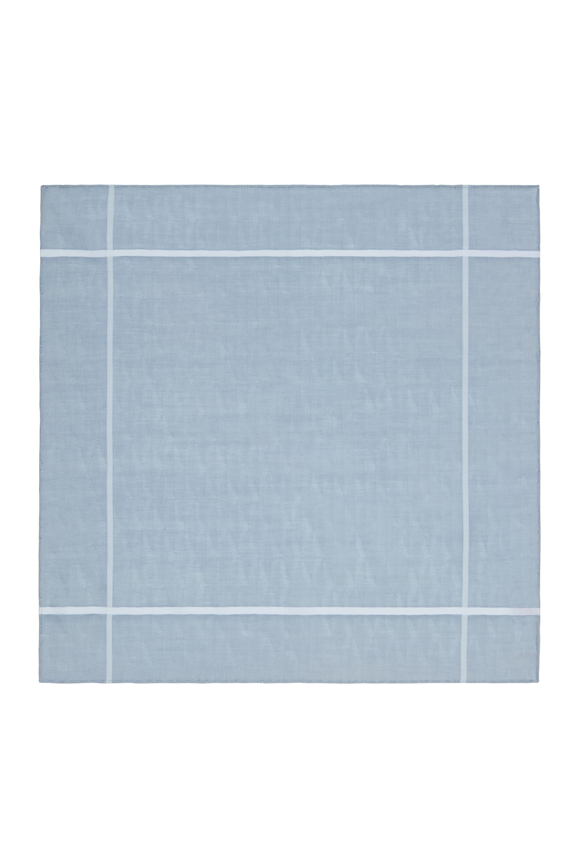 Light Grey Shadow Jacquard Cotton Pocket Square