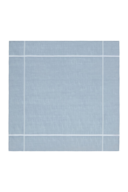 Light Grey Shadow Jacquard Cotton Pocket Square