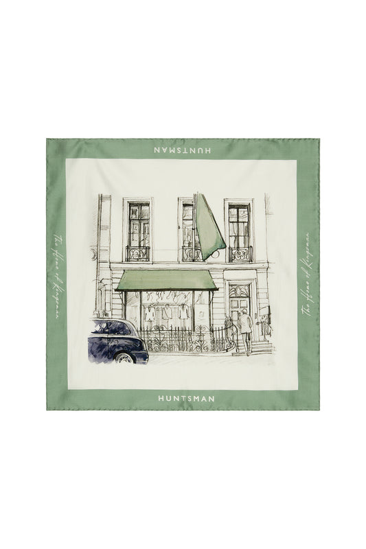 The Home of Kingsman 10 Year Anniversary Pocket Square