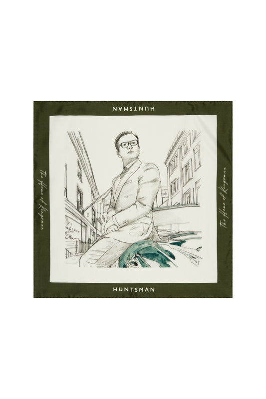 The Home of Kingsman 10 Year Anniversary Pocket Square