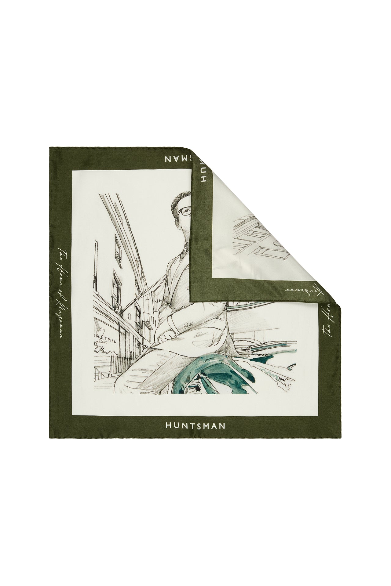 The Home of Kingsman 10 Year Anniversary Pocket Square