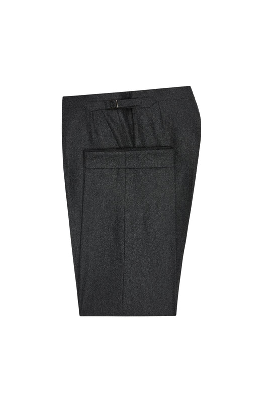Charcoal Flannel Trousers