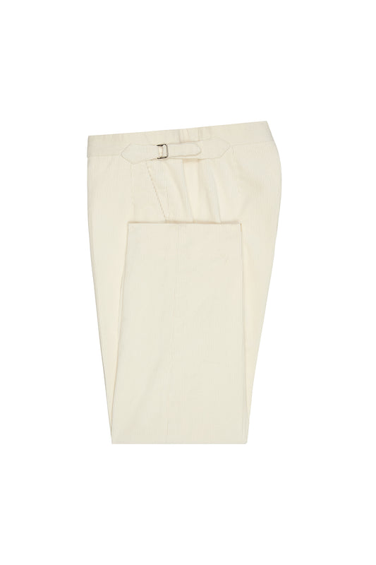 Cream Corduroy Trousers