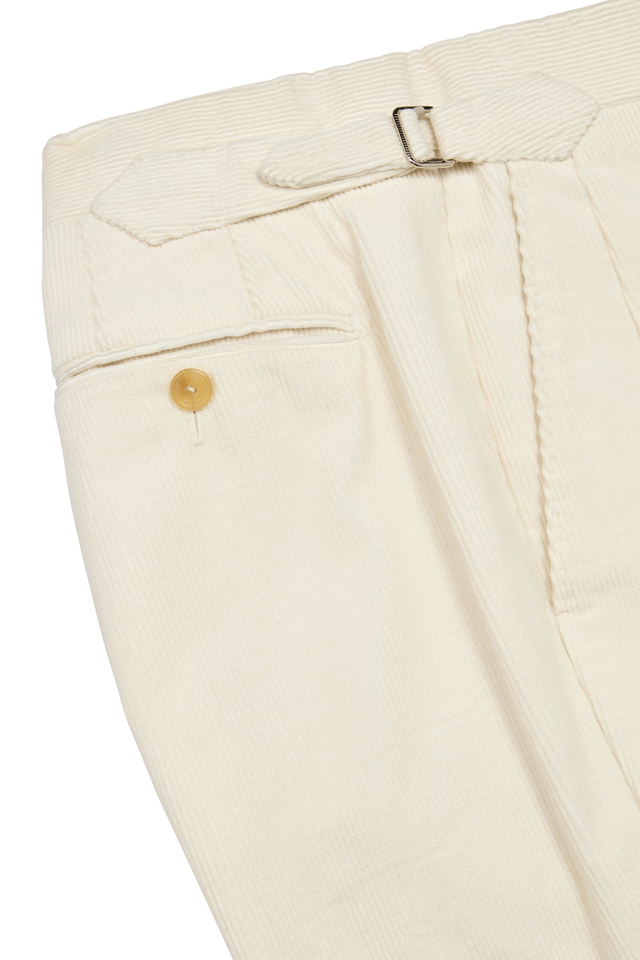 Cream Corduroy Trousers