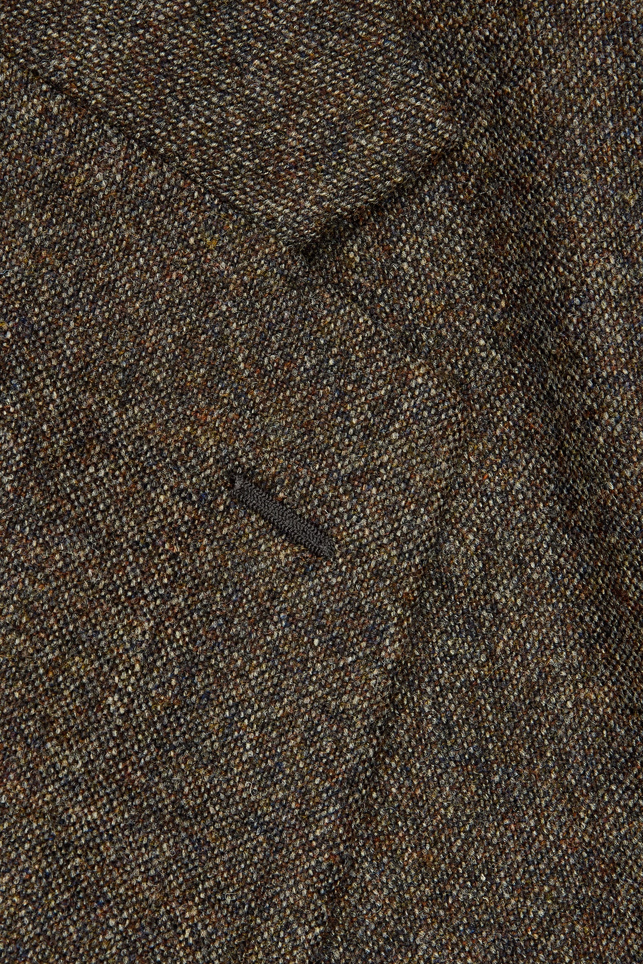 Brown Tweed Single Breasted Suit