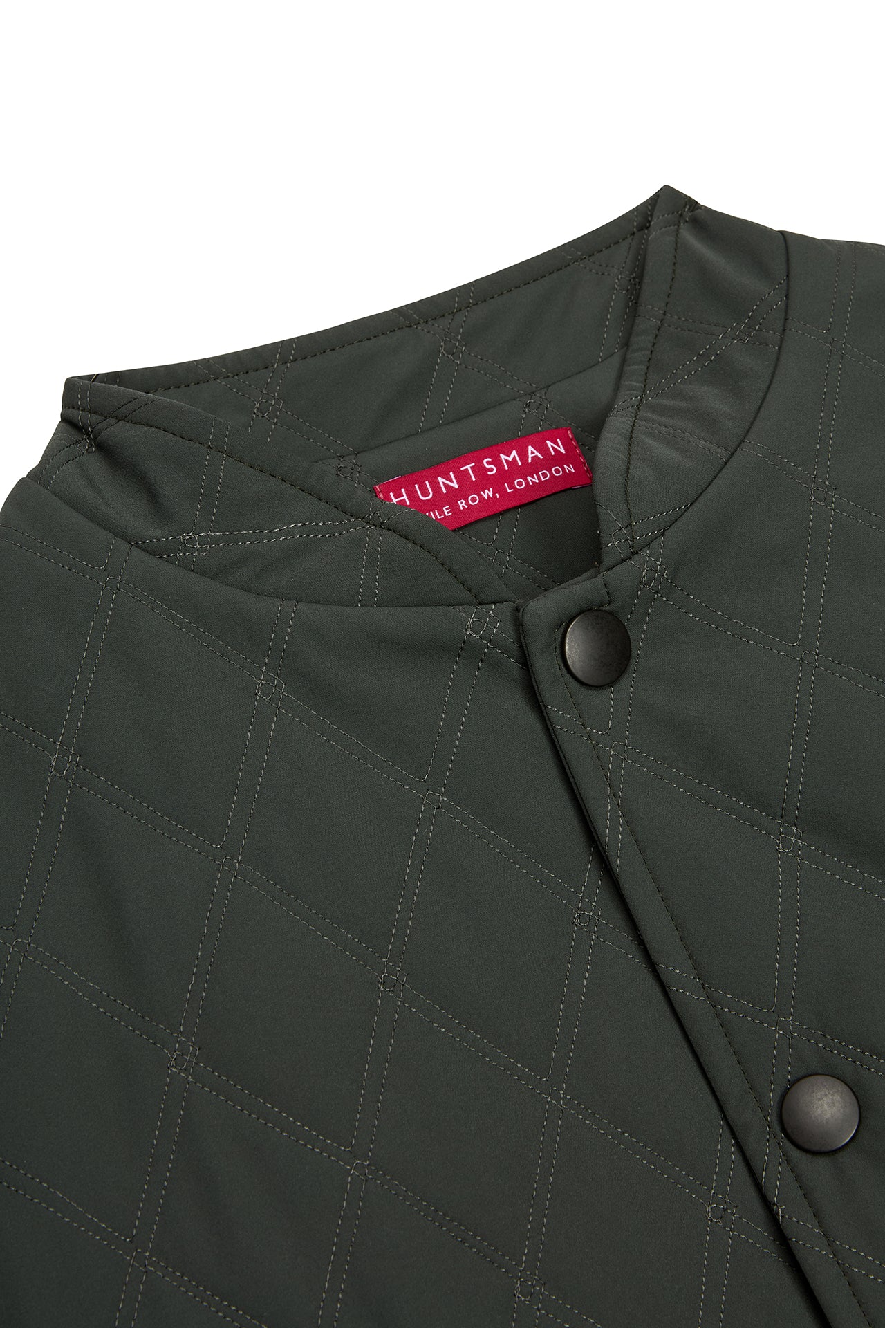 Green Quilted Cashmere Lined Gilet