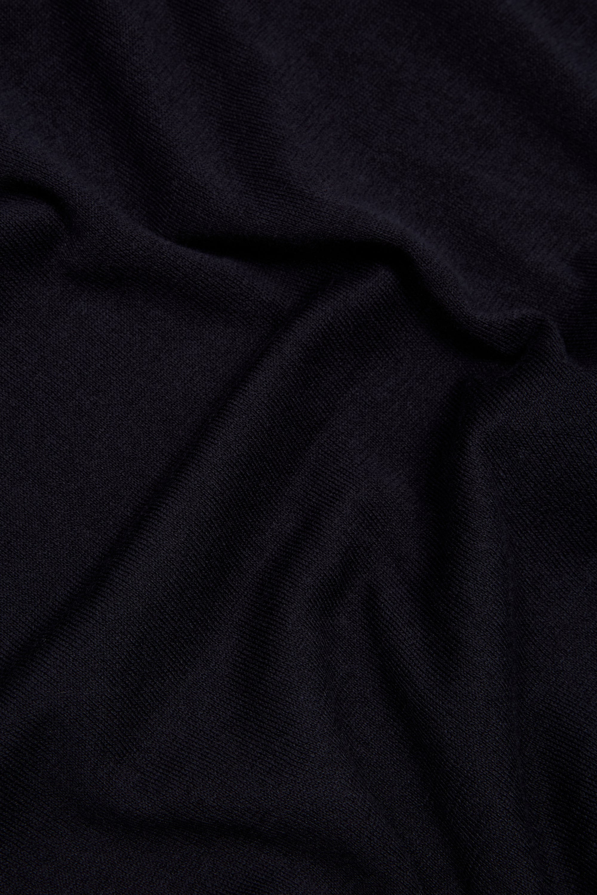 Navy Sea Island Cotton Crew Neck T-Shirt