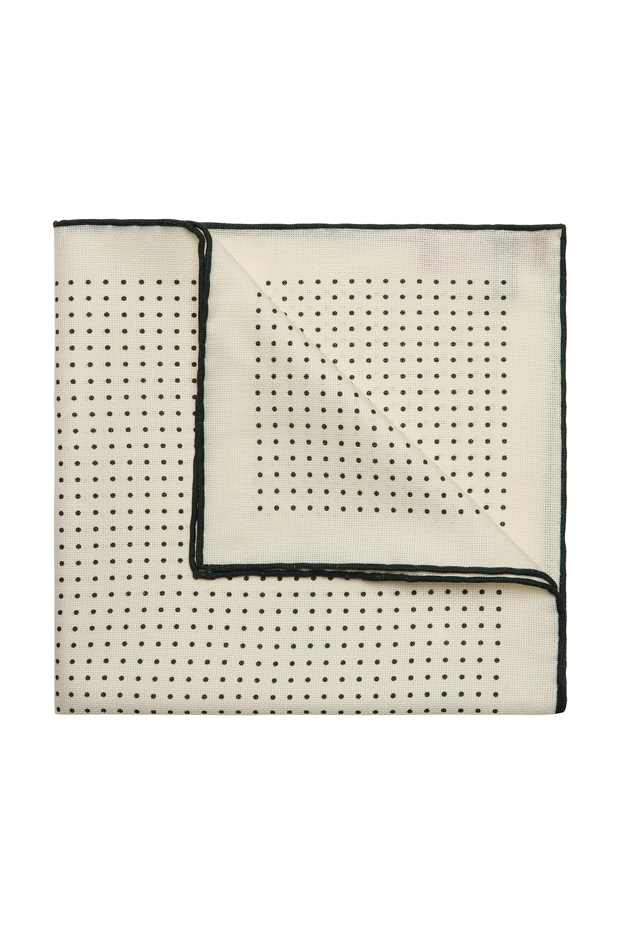 Spot Silk Hopsack Pocket Square