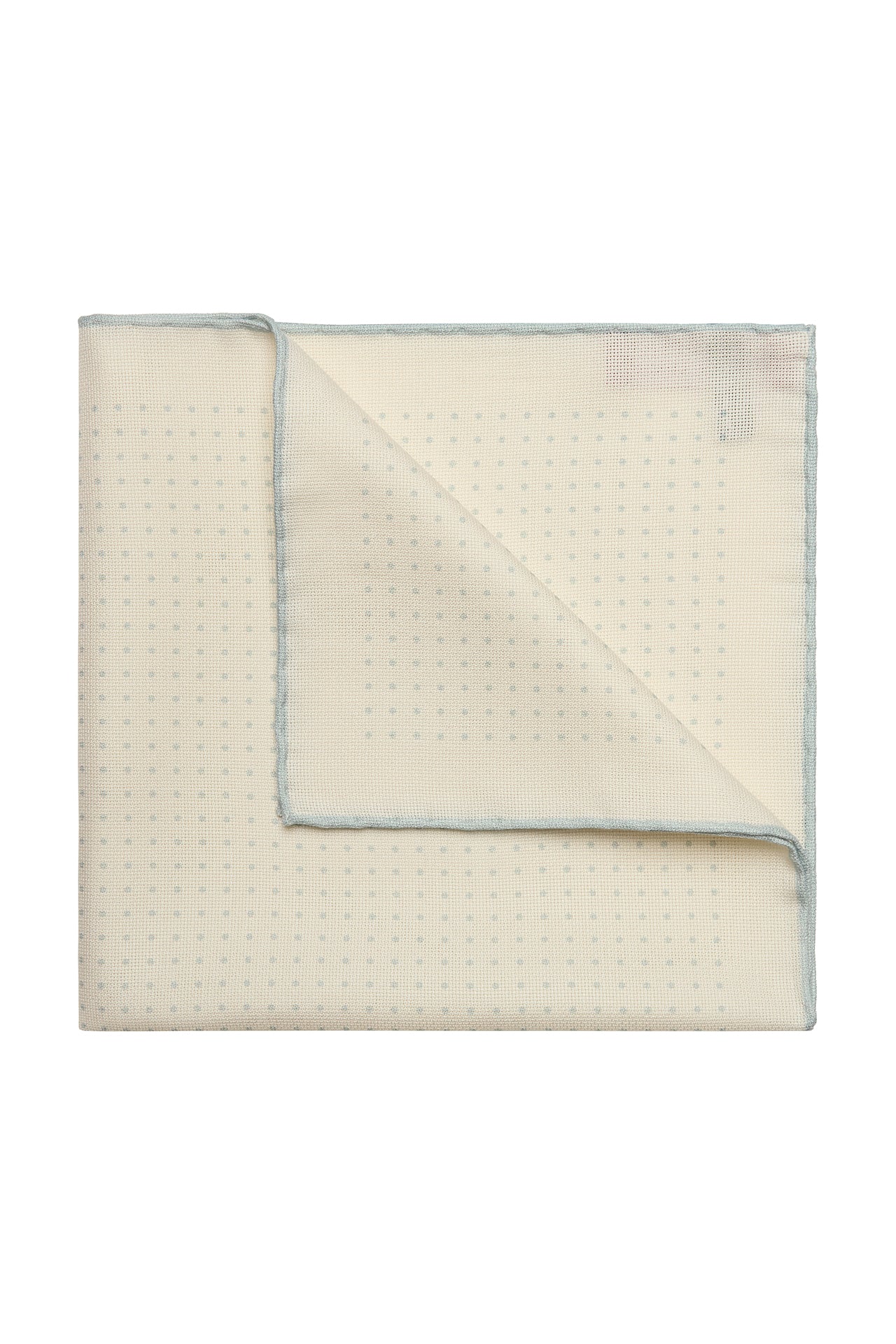 Spot Silk Hopsack Pocket Square