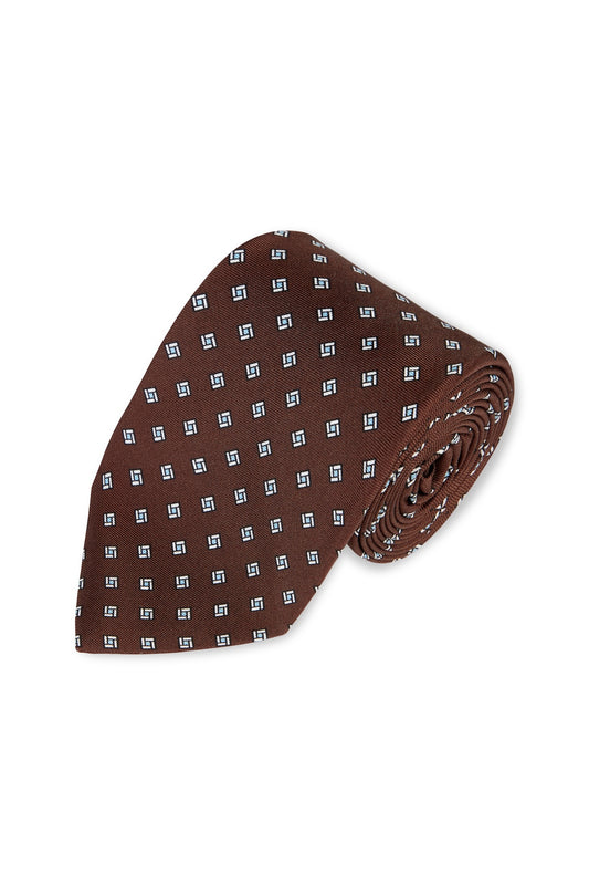 Brown Diamond Tie