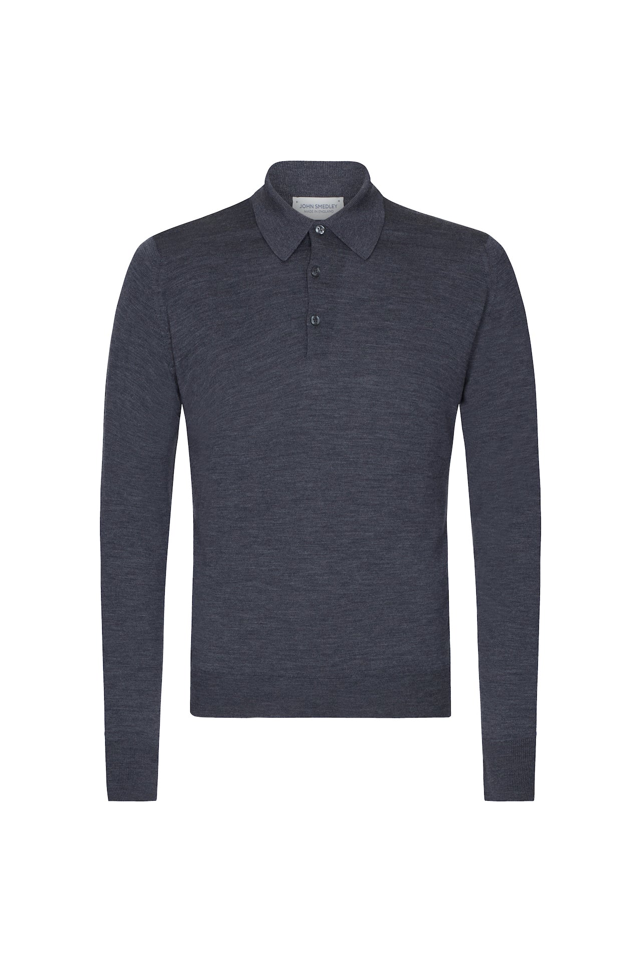 Charcoal Merino Wool Polo Neck Knitwear – Huntsman Savile Row