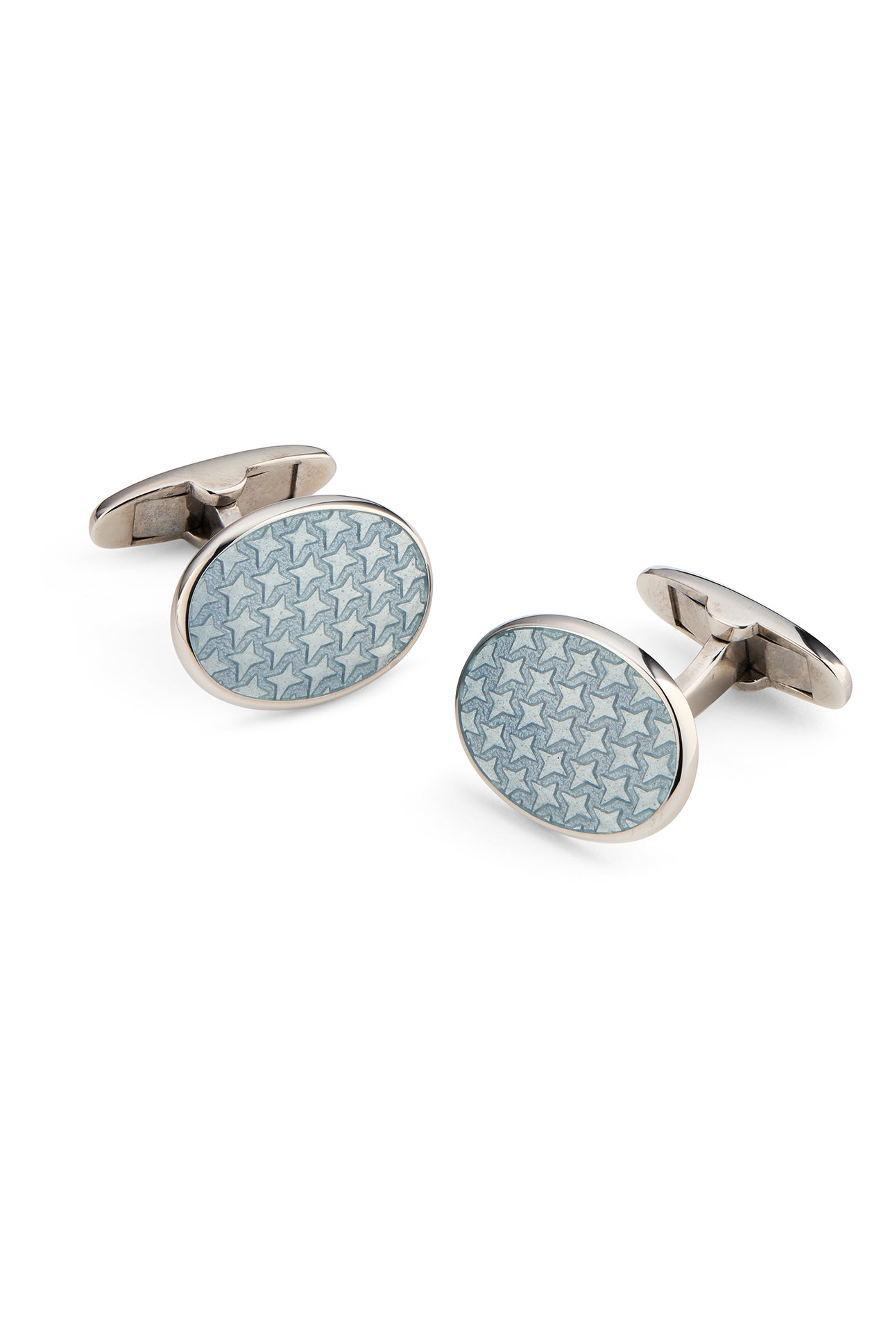 Four Point Star Enamel Cufflink